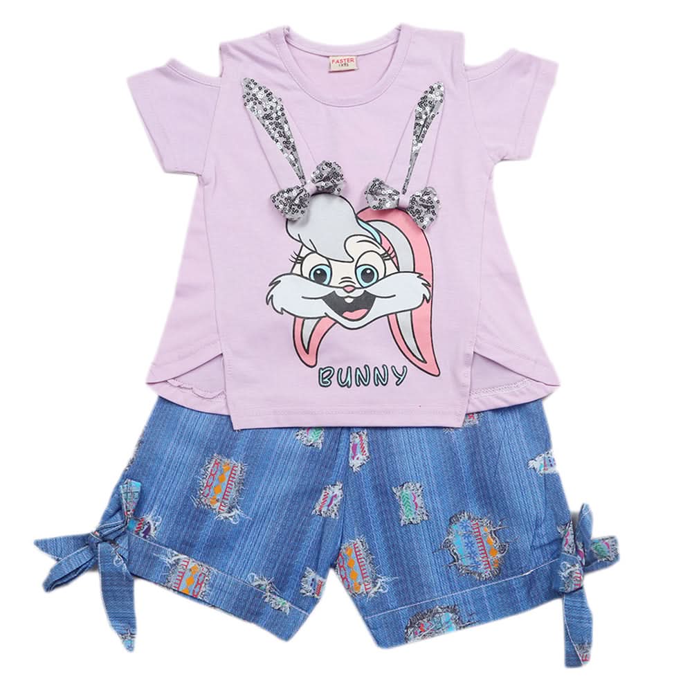 Girls Pajama Suit - Purple, Kids, Girls Sets And Suits, Chase Value, Chase Value