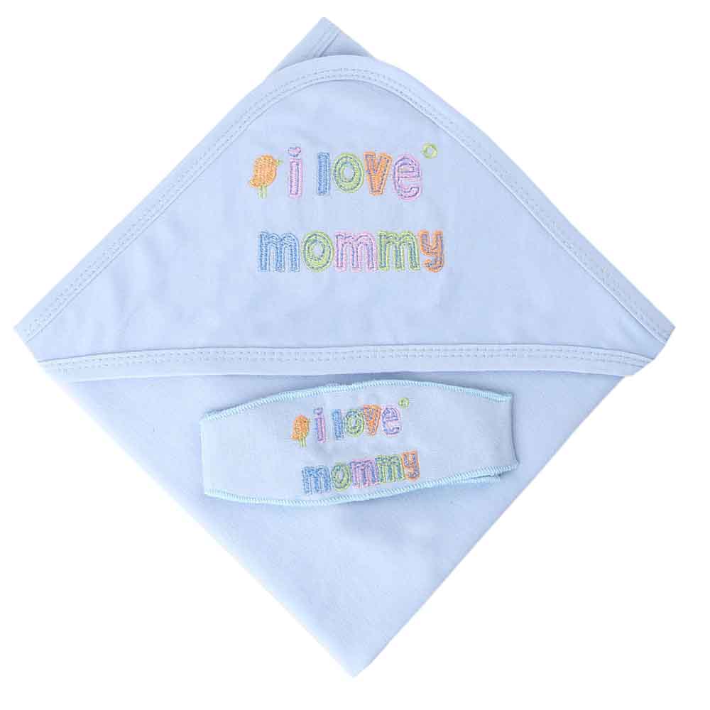Newborn Baby Wrapping Sheet - Light Blue, Newborn Baby Accessories, Chase Value, Chase Value