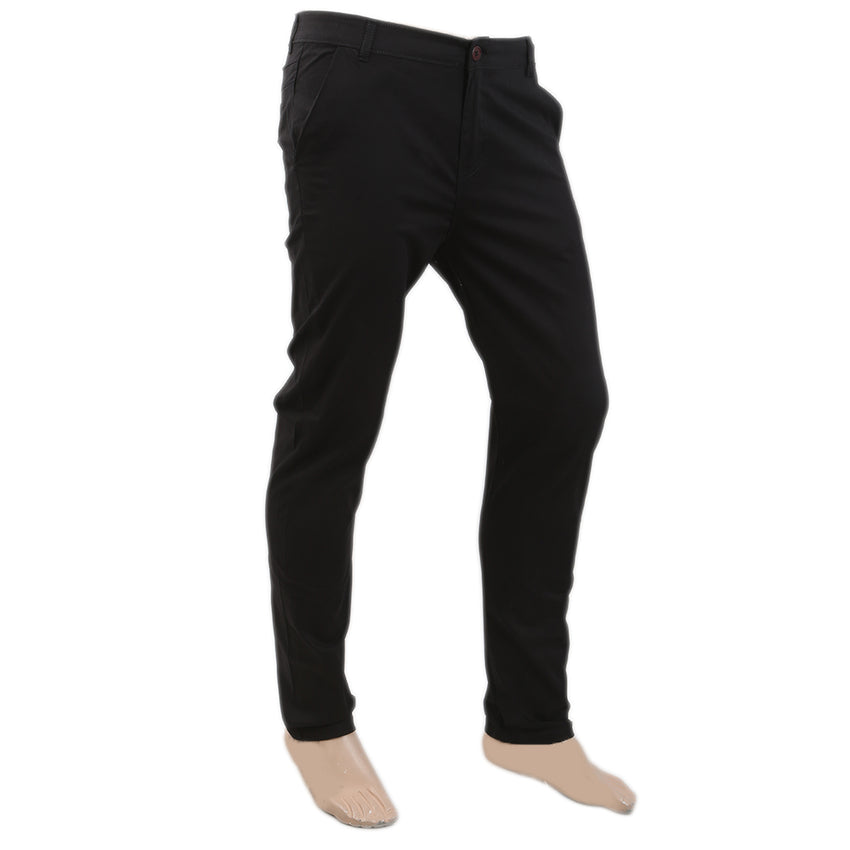 Men's Basic Cotton Chino Pant - Black, Men, Casual Pants And Jeans, Chase Value, Chase Value