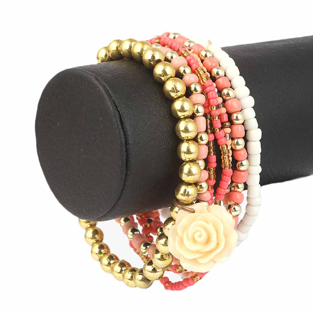 Girls Funky Bracelet- Pink, Kids, Bangles & Bracelet, Chase Value, Chase Value