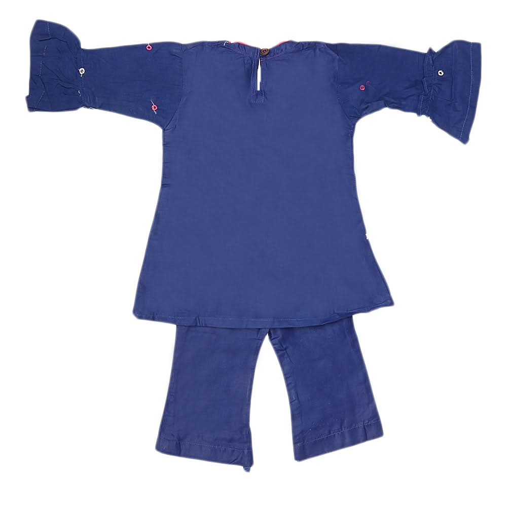 Newborn Girls Suit 2Pcs - Royal Blue, Kids, NB Girls Sets And Suits, Chase Value, Chase Value