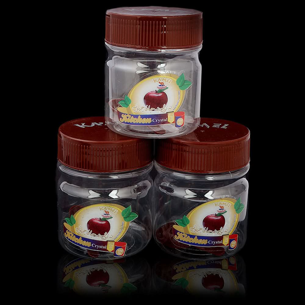 Spice Jar 3 Pcs - Brown, Home & Lifestyle, Storage Boxes, Chase Value, Chase Value