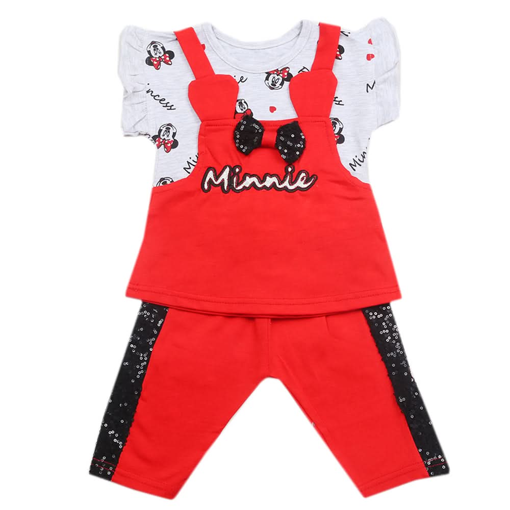 Girls Pajama Suit - Red, Kids, Girls Sets And Suits, Chase Value, Chase Value