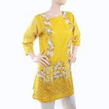 Women's Embroidered Kurti - Mustard, Women, Ready Kurtis, Chase Value, Chase Value
