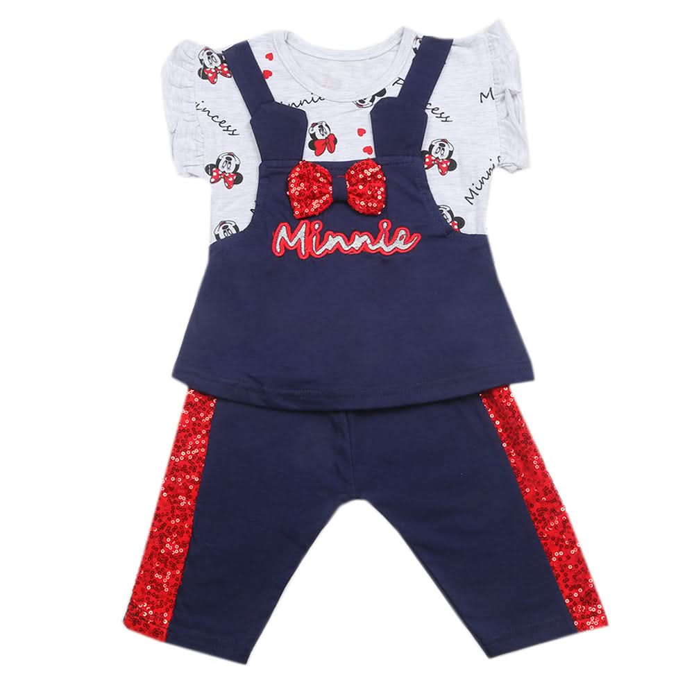 Girls Pajama Suit - Navy Blue, Kids, Girls Sets And Suits, Chase Value, Chase Value