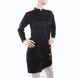 Women's Embroidered Kurti - Black, Women, Ready Kurtis, Chase Value, Chase Value