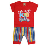 Newborn Boys Half Sleeves Suit - Red, Kids, NB Boys Sets And Suits, Chase Value, Chase Value