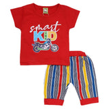 Newborn Boys Half Sleeves Suit - Red, Kids, NB Boys Sets And Suits, Chase Value, Chase Value