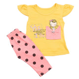 Girls Pajama Suit - Yellow, Kids, Girls Sets And Suits, Chase Value, Chase Value