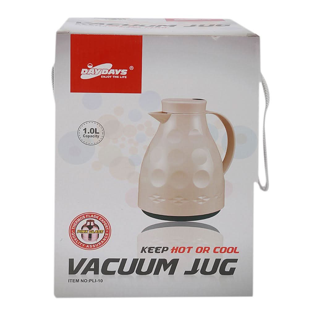 Day Days Vacuum Jug 1.0 Liters - Fawn, Home & Lifestyle, Glassware & Drinkware, Chase Value, Chase Value