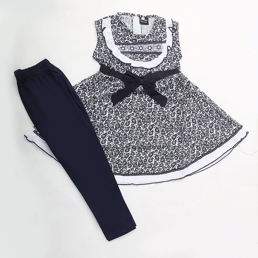 Girls Full Sleeves Suit - Navy Blue, Kids, Girls Sets And Suits, Chase Value, Chase Value