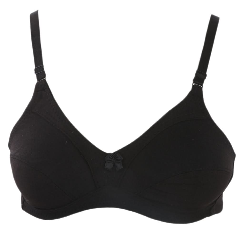 Women's Cotton Bra - Black, Women, Bras, Chase Value, Chase Value
