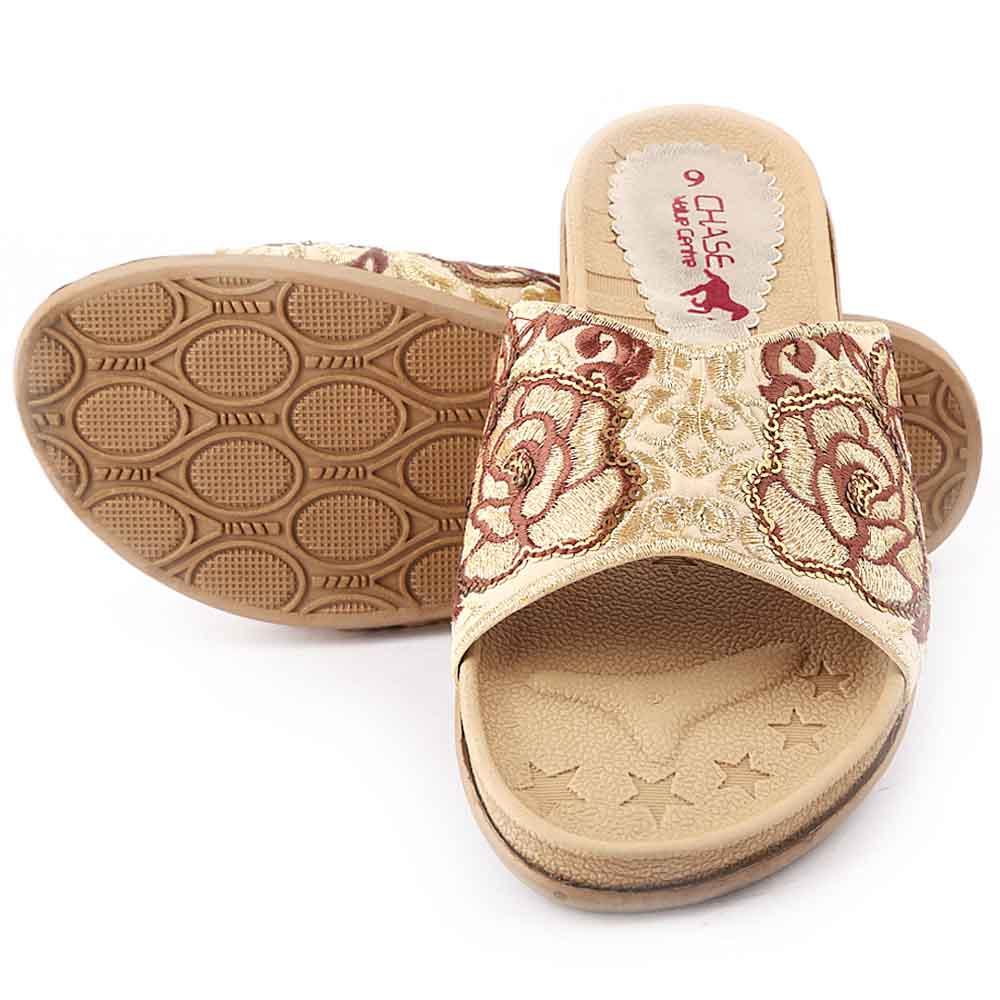 Women's Slipper (1073) - Brown, Women, Slippers, Chase Value, Chase Value