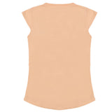 Girls Half Sleeves Printed T-Shirt - Peach, Girls T-Shirts, Chase Value, Chase Value