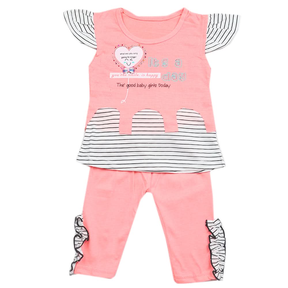 Girls Pajama Suit - Pink, Kids, Girls Sets And Suits, Chase Value, Chase Value