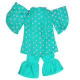 Newborn Girls Suit 2Pcs - Green, Kids, NB Girls Sets And Suits, Chase Value, Chase Value