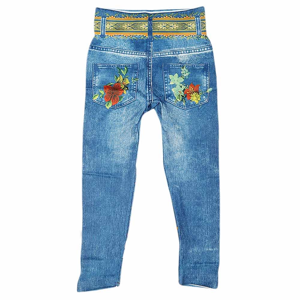 Girls Barbie Tights - Blue, Kids, Tights Leggings And Pajama, Chase Value, Chase Value