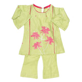 Newborn Girls Suit 2Pcs - Green, Kids, NB Girls Sets And Suits, Chase Value, Chase Value