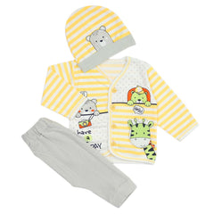 Eminent Newborn Boys Full Sleeves 5Pcs Suit - Yellow, Newborn Boys Sets & Suits, Eminent, Chase Value