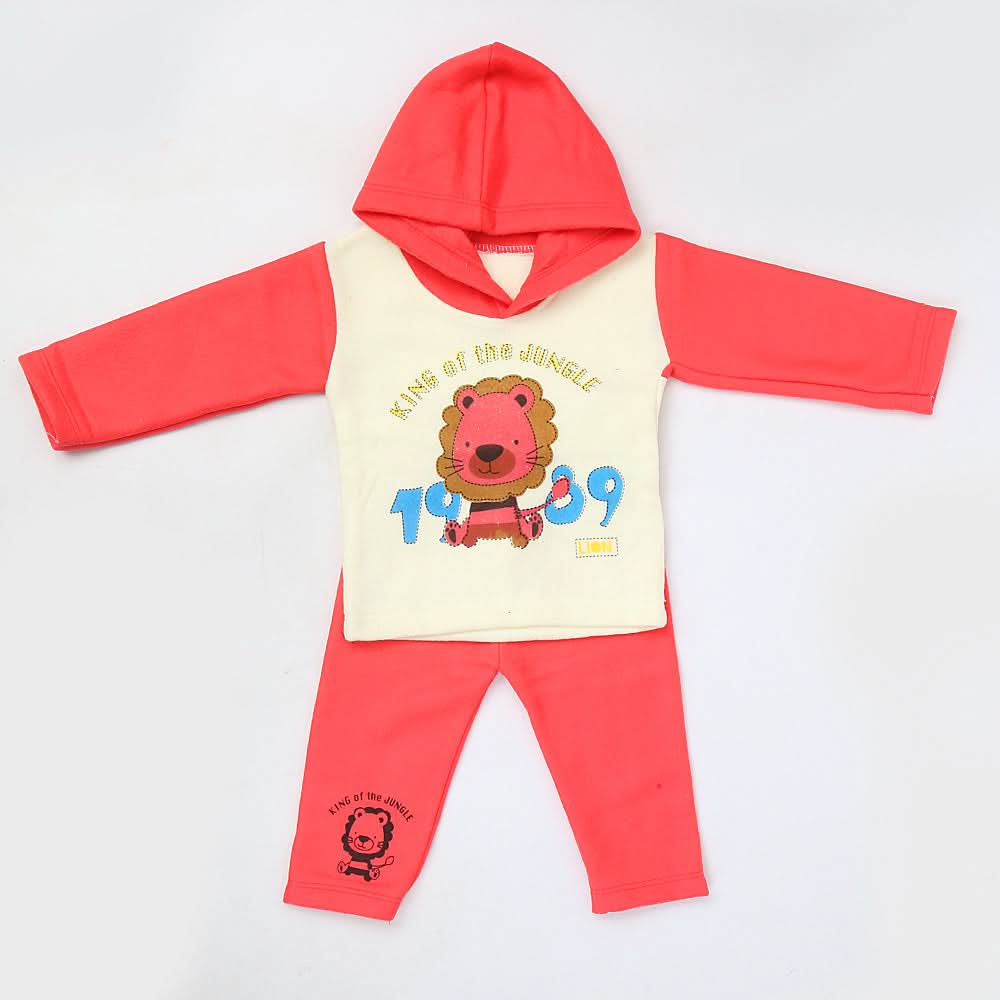 Newborn Boy Full Sleeves Polar Suit - Pink, Kids, NB Boys Sets And Suits, Chase Value, Chase Value