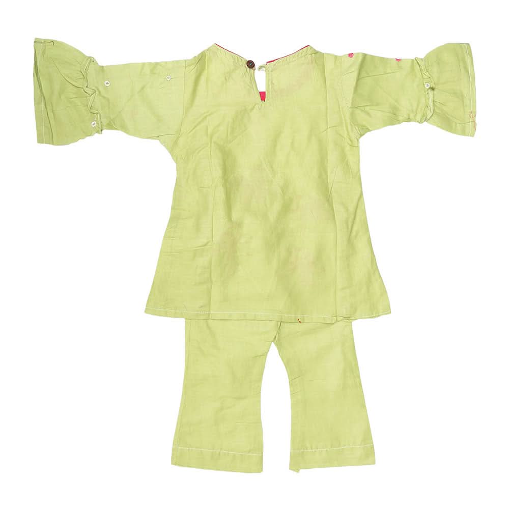Newborn Girls Suit 2Pcs - Green, Kids, NB Girls Sets And Suits, Chase Value, Chase Value