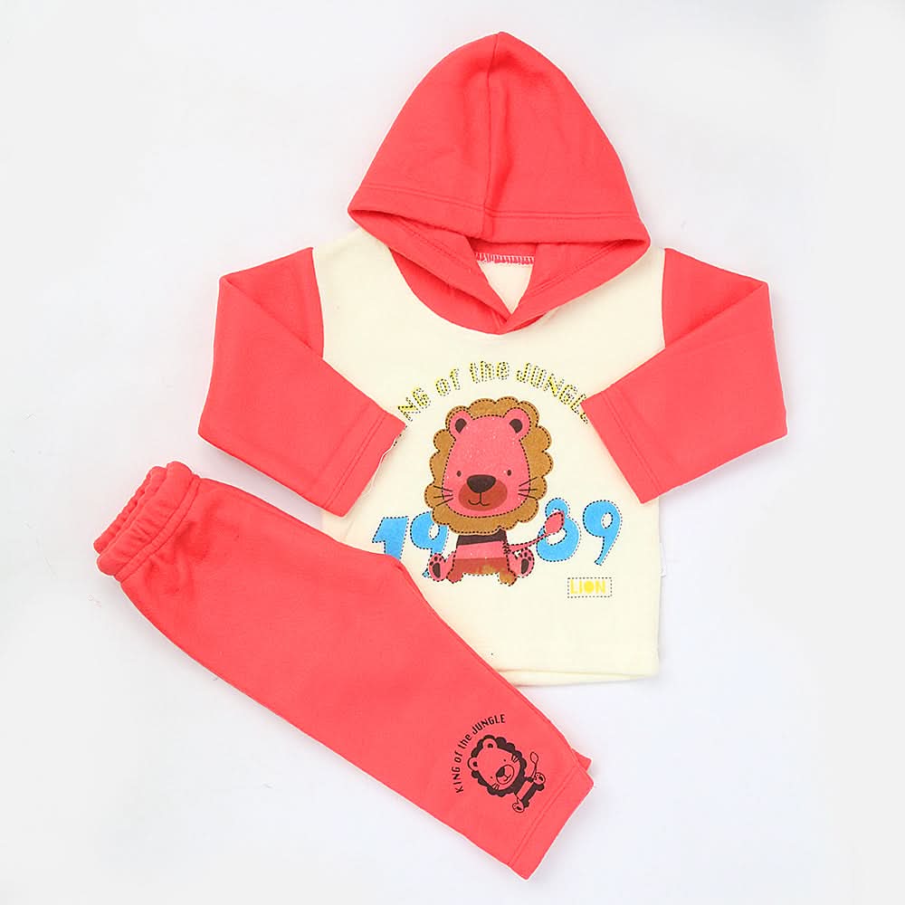 Newborn Boy Full Sleeves Polar Suit - Pink, Kids, NB Boys Sets And Suits, Chase Value, Chase Value