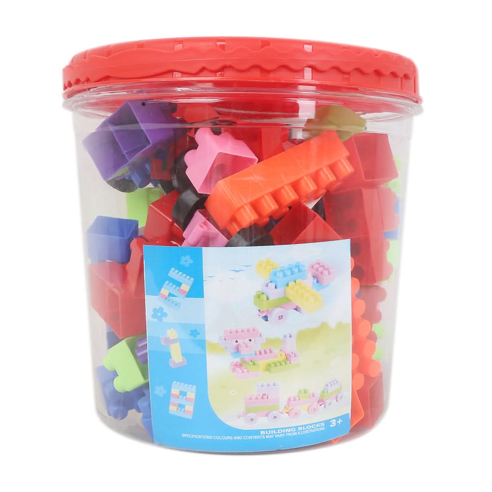 Blocks Tub Medium 110 Pcs - Multi, Kids, Educational Toys, Chase Value, Chase Value