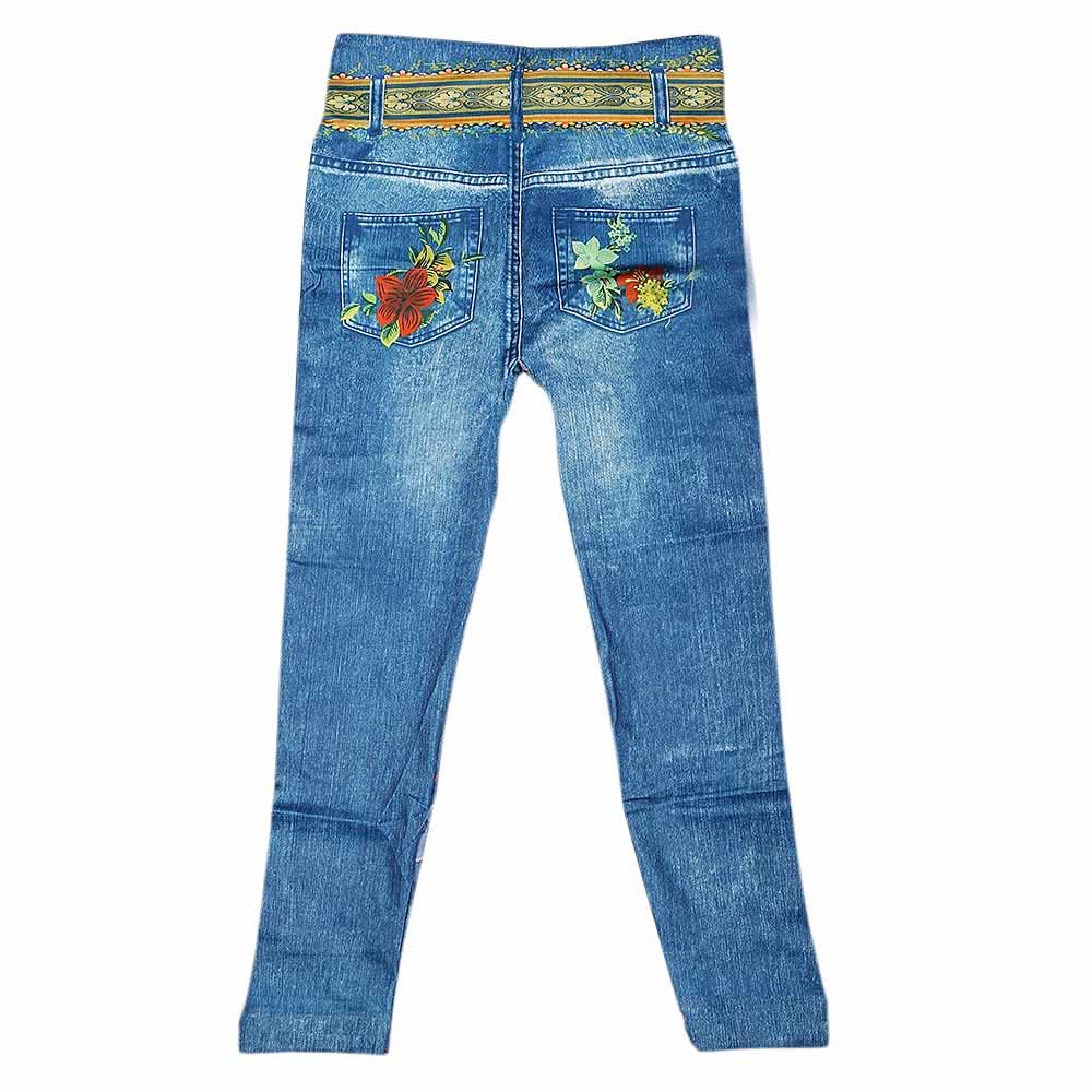 Girls Barbie Tights - Blue, Kids, Tights Leggings And Pajama, Chase Value, Chase Value