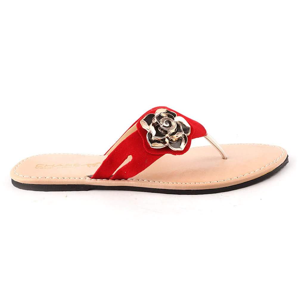 Women's Slipper (606) - Red, Women, Slippers, Chase Value, Chase Value