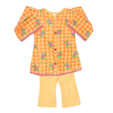 Newborn Girls Suit 2Pcs - Orange, Kids, NB Girls Sets And Suits, Chase Value, Chase Value