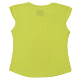 Girls Half Sleeves Printed T-Shirt - Green, Girls T-Shirts, Chase Value, Chase Value