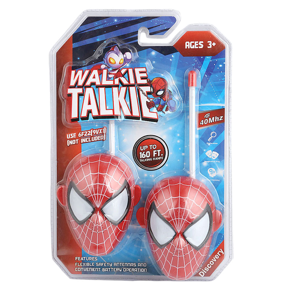 Spider Man Walkie Talkie Toy - Red - test-store-for-chase-value