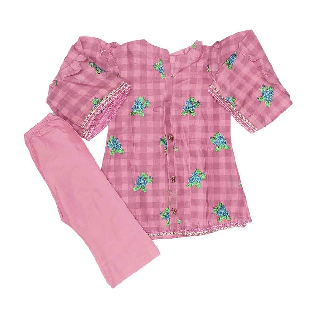 Newborn Girls Suit 2Pcs - T-Pink, Kids, NB Girls Sets And Suits, Chase Value, Chase Value