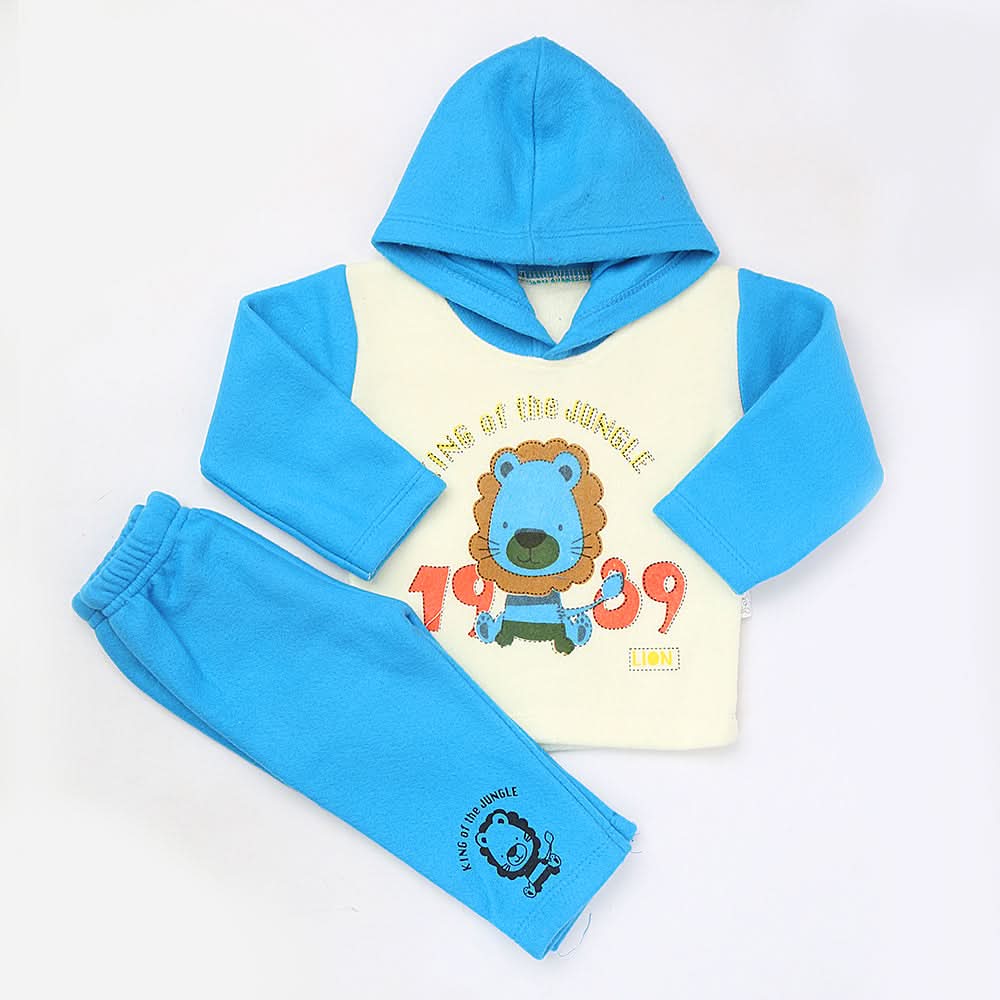 Newborn Boy Full Sleeves Polar Suit - Blue, Kids, NB Boys Sets And Suits, Chase Value, Chase Value