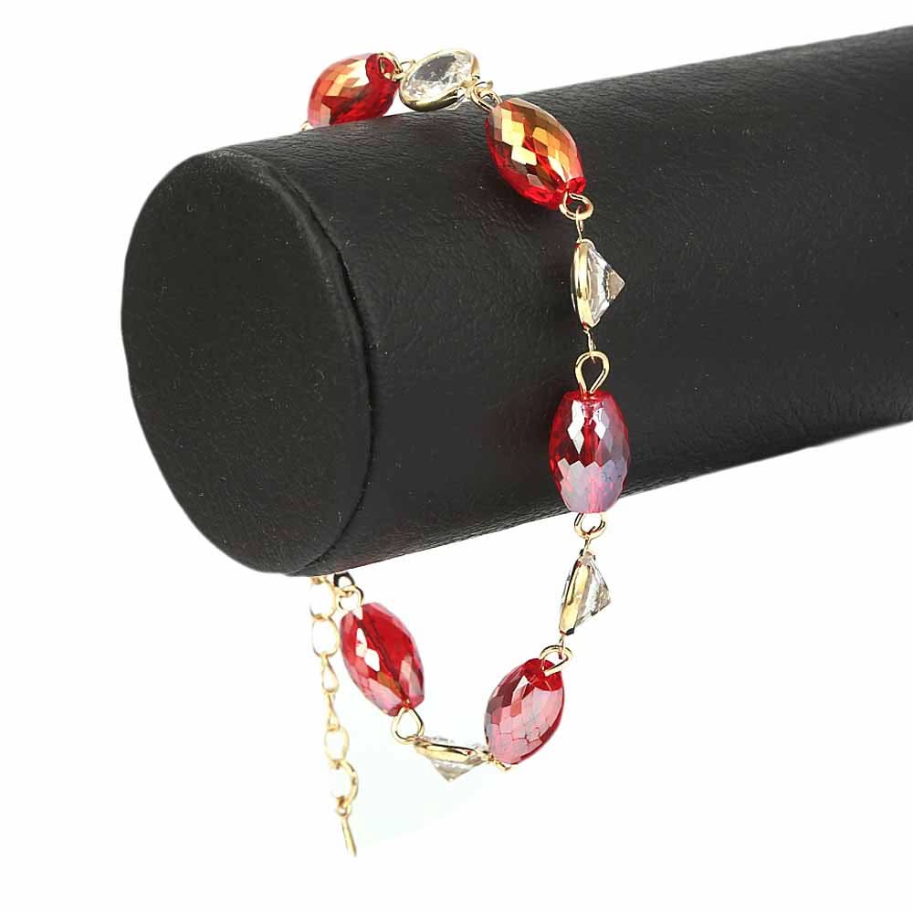 Women's Fancy Bracelet - Red, Women, Bangles & Bracelets, Chase Value, Chase Value