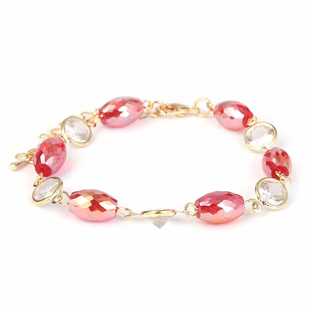 Women's Fancy Bracelet - Red, Women, Bangles & Bracelets, Chase Value, Chase Value