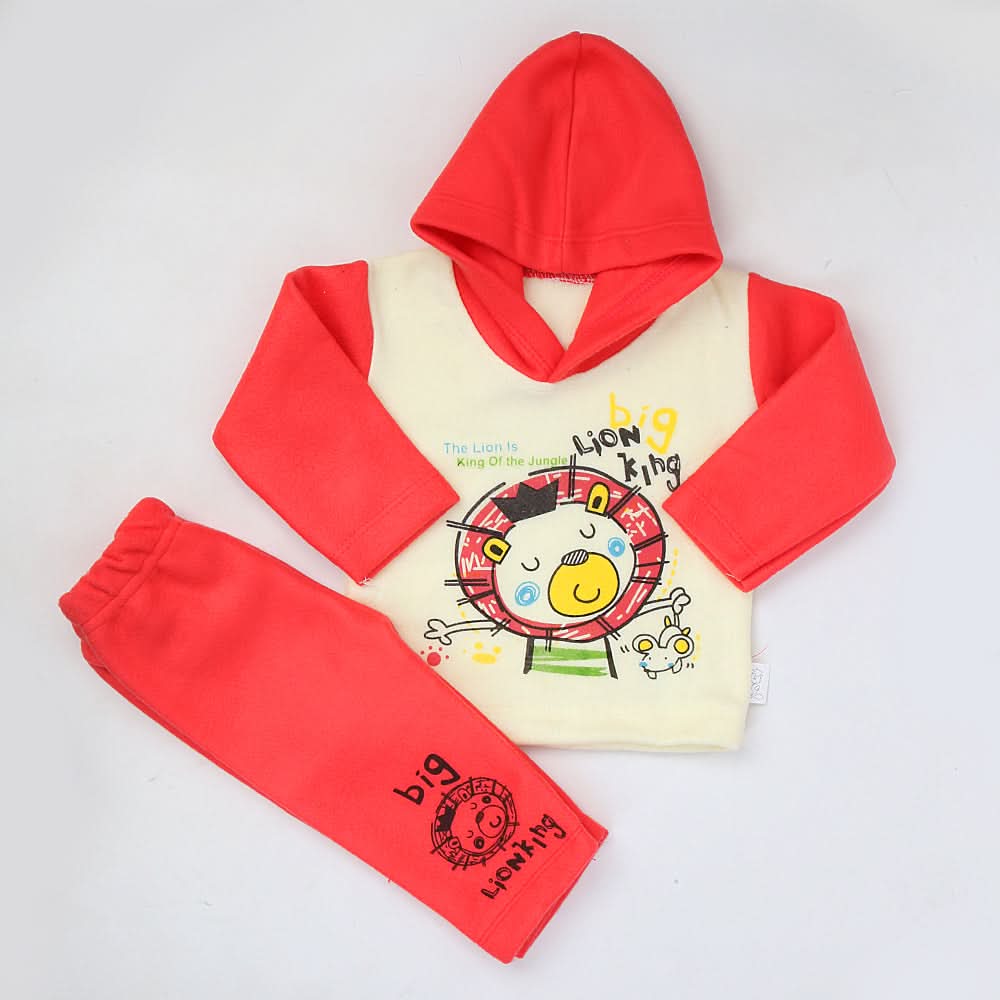 Newborn Boy Full Sleeves Polar Suit - Pink, Kids, NB Boys Sets And Suits, Chase Value, Chase Value