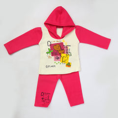 Newborn Girl Full Sleeves Polar Suit - Pink, Kids, NB Girls Sets And Suits, Chase Value, Chase Value
