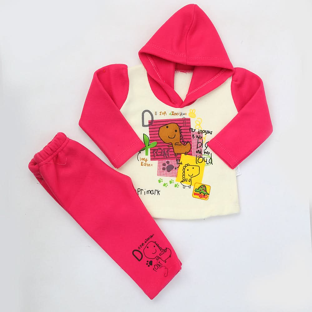 Newborn Girl Full Sleeves Polar Suit - Pink, Kids, NB Girls Sets And Suits, Chase Value, Chase Value