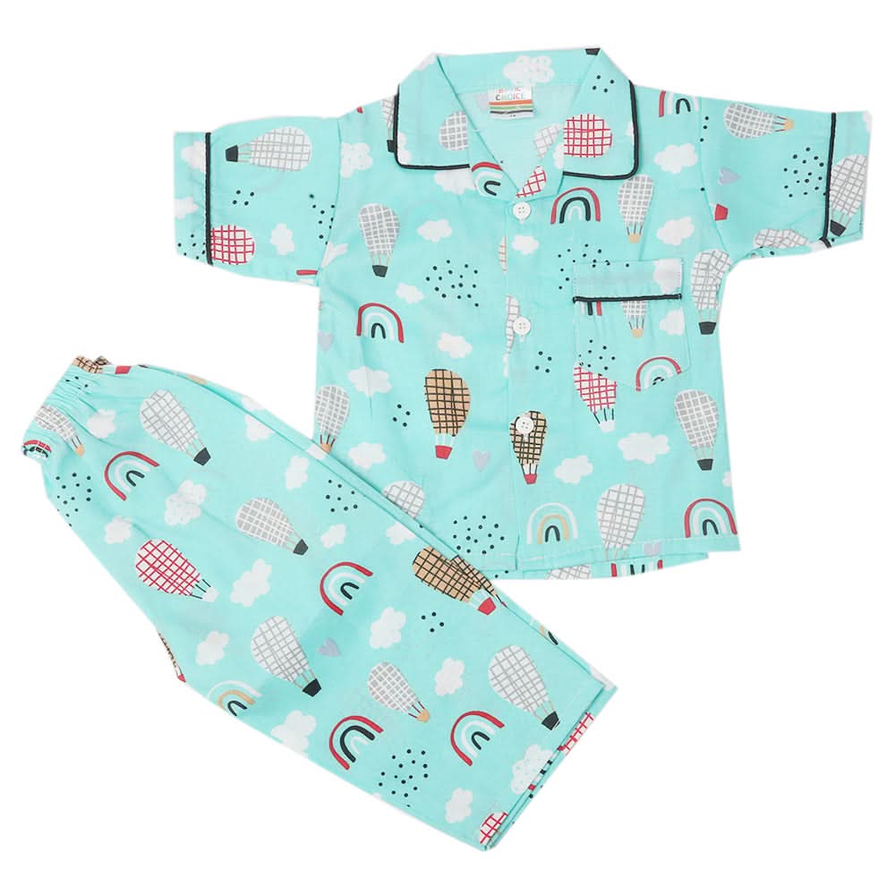 Girls Half Sleeves Sleeping Suit - Tiffany, Kids, Girls Sets And Suits, Chase Value, Chase Value