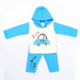 Newborn Boy Full Sleeves Polar Suit - Blue, Kids, NB Boys Sets And Suits, Chase Value, Chase Value