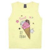 Girls Sando - Yellow, Girls T-Shirts, Chase Value, Chase Value