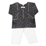 Newborn Girls Shalwar Suit - Black, Kids, Newborn Girls Sets And Suits, Chase Value, Chase Value
