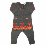 Girls Shalwar Suit - Dark Grey, Girls Shalwar Kameez, Chase Value, Chase Value