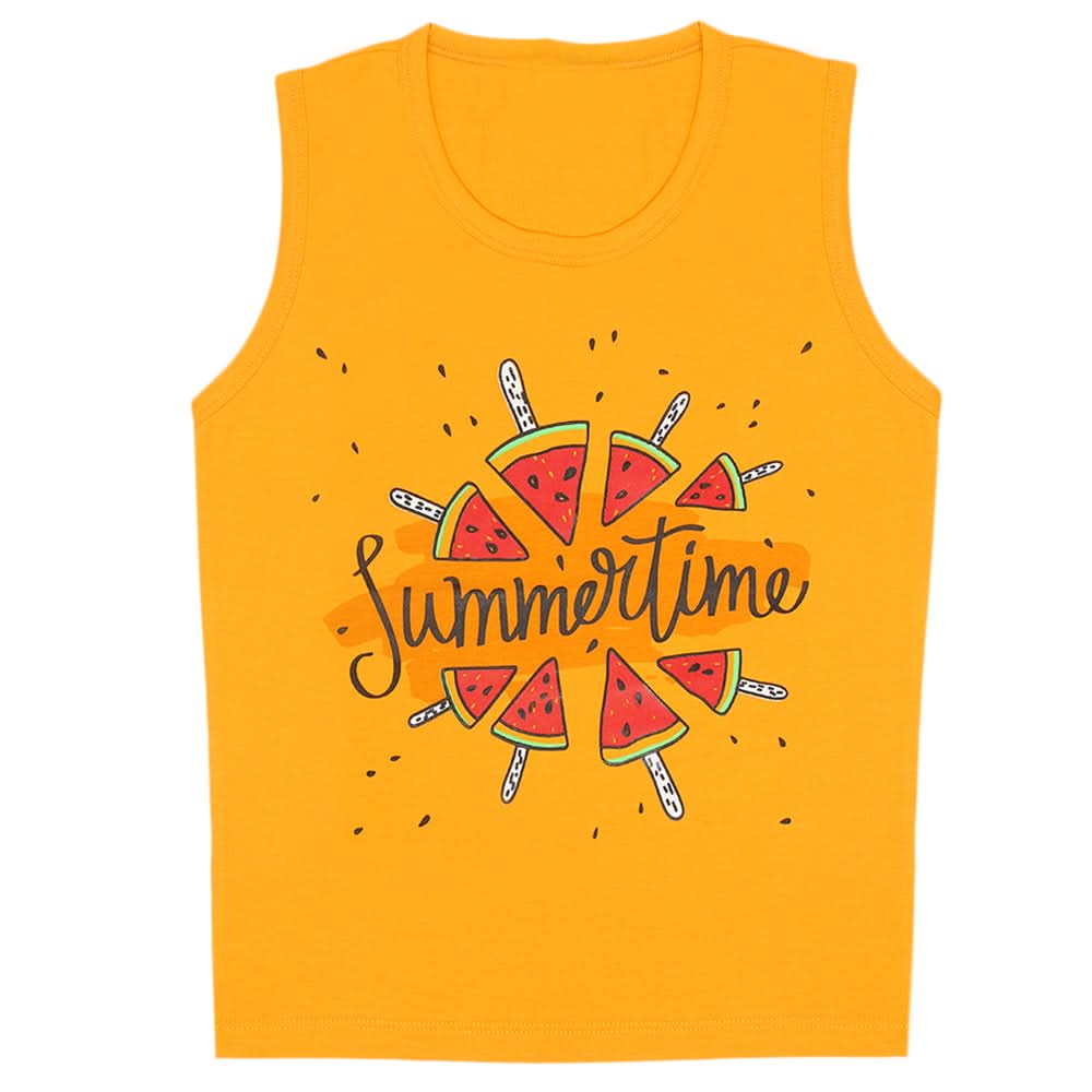 Girls Sando - Mustard, Girls T-Shirts, Chase Value, Chase Value