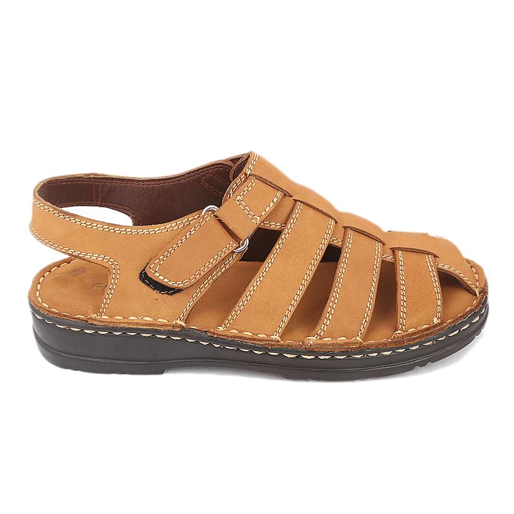 Men's Sandal (F-01) - Mustard, Men, Sandals, Chase Value, Chase Value