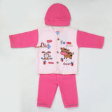 Newborn Boy Full Sleeves Polar Suit 10162 - Pink, Kids, NB Boys Sets And Suits, Chase Value, Chase Value