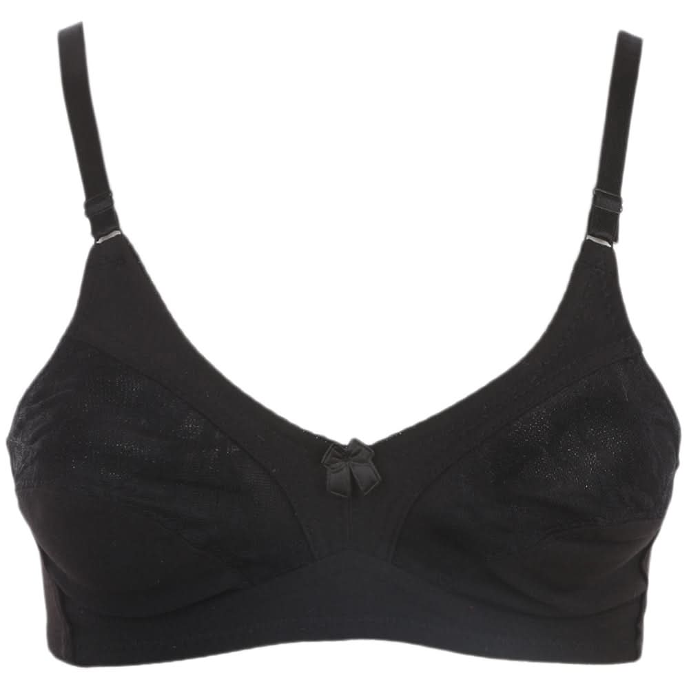 Women's Cotton Bra - Black, Women, Bras, Chase Value, Chase Value