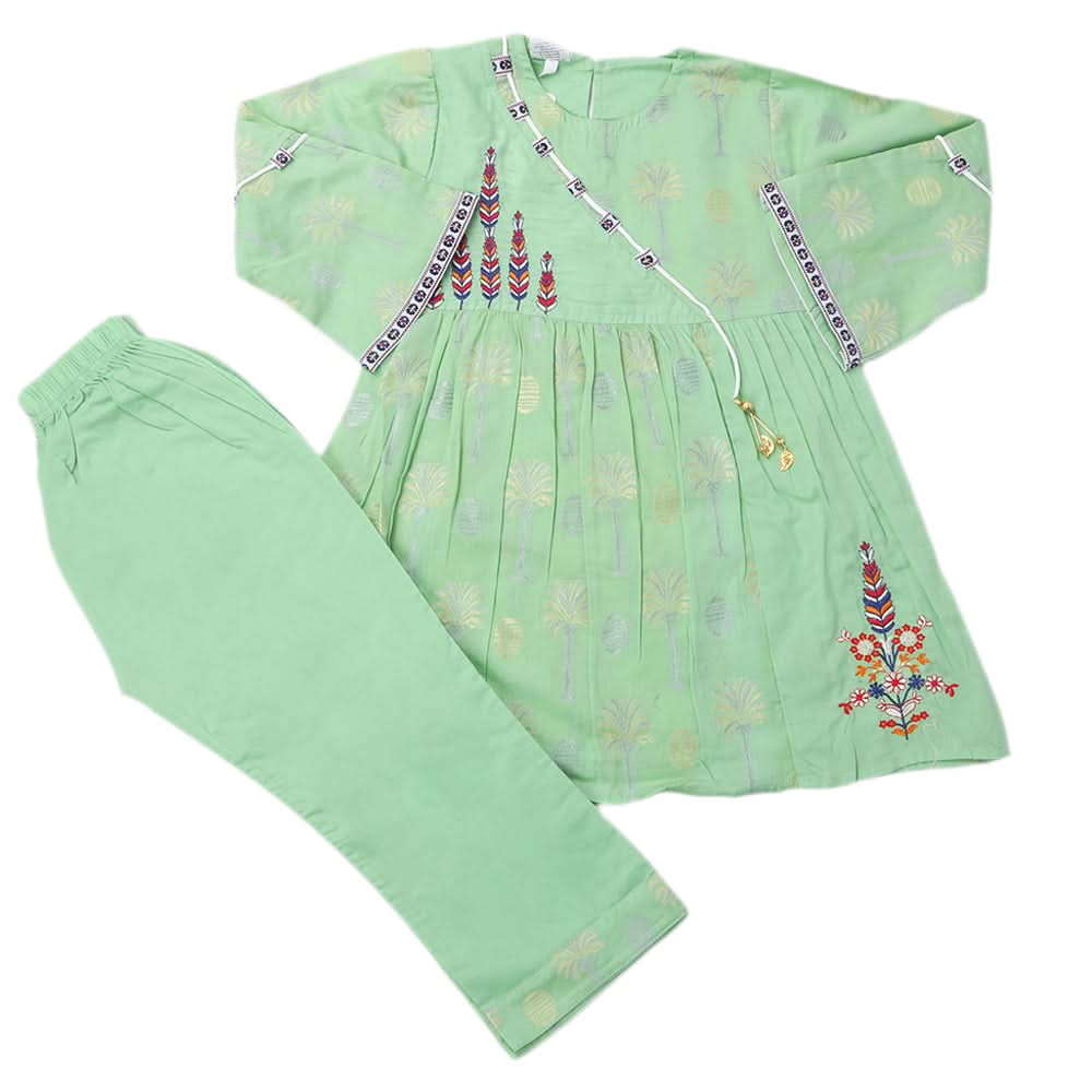 Girls Pajama Suit - Green, Kids, Girls Sets And Suits, Chase Value, Chase Value