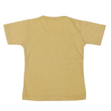 Boys Half Sleeves T-Shirt - Mustard, Kids, Boys T-Shirts, Chase Value, Chase Value
